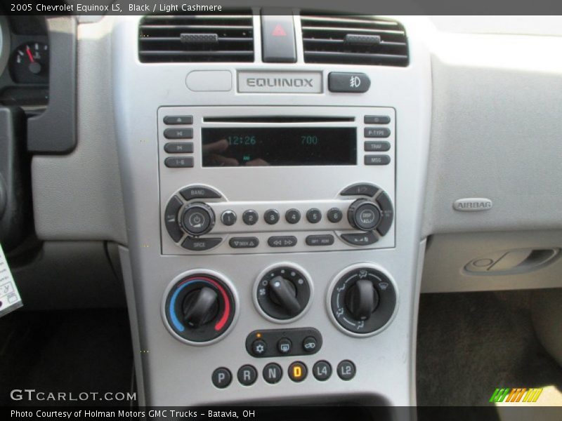 Black / Light Cashmere 2005 Chevrolet Equinox LS