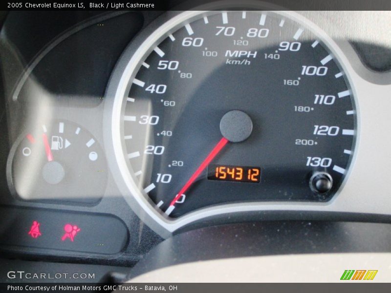 Black / Light Cashmere 2005 Chevrolet Equinox LS