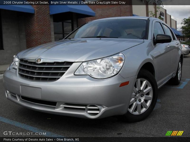 Bright Silver Metallic / Dark Slate Gray/Light Slate Gray 2008 Chrysler Sebring LX Sedan