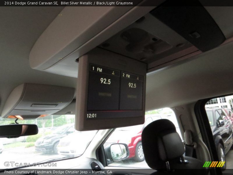 Billet Silver Metallic / Black/Light Graystone 2014 Dodge Grand Caravan SE