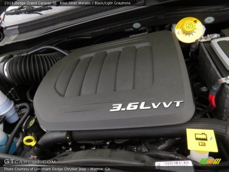 Billet Silver Metallic / Black/Light Graystone 2014 Dodge Grand Caravan SE