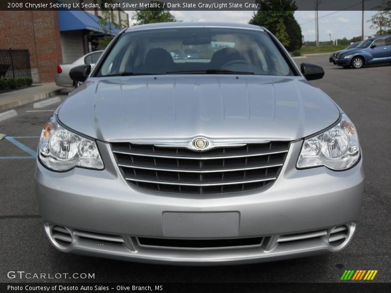 Bright Silver Metallic / Dark Slate Gray/Light Slate Gray 2008 Chrysler Sebring LX Sedan