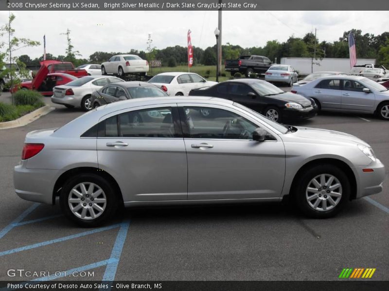 Bright Silver Metallic / Dark Slate Gray/Light Slate Gray 2008 Chrysler Sebring LX Sedan