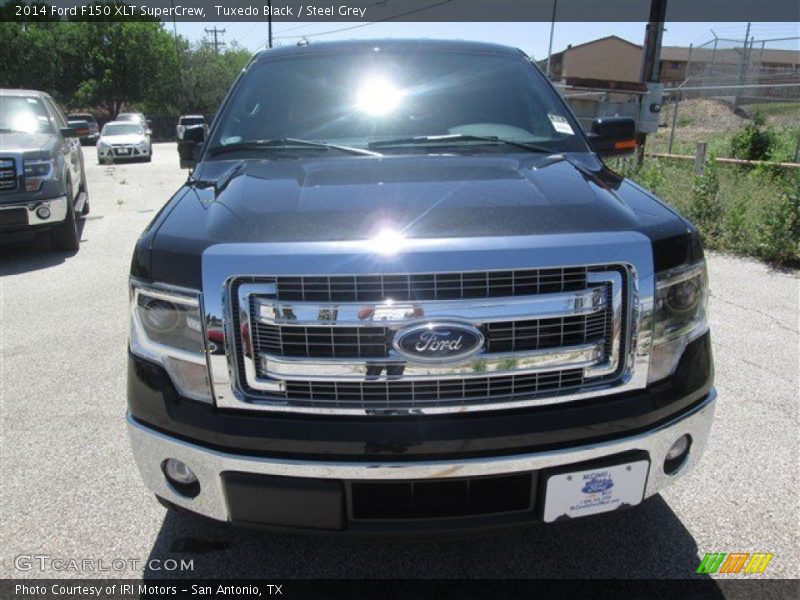 Tuxedo Black / Steel Grey 2014 Ford F150 XLT SuperCrew