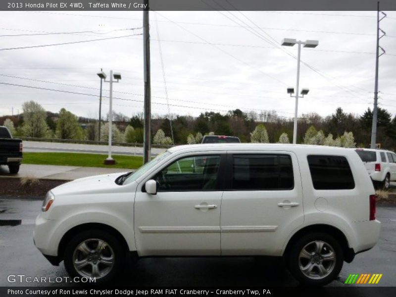 Taffeta White / Gray 2013 Honda Pilot EX 4WD