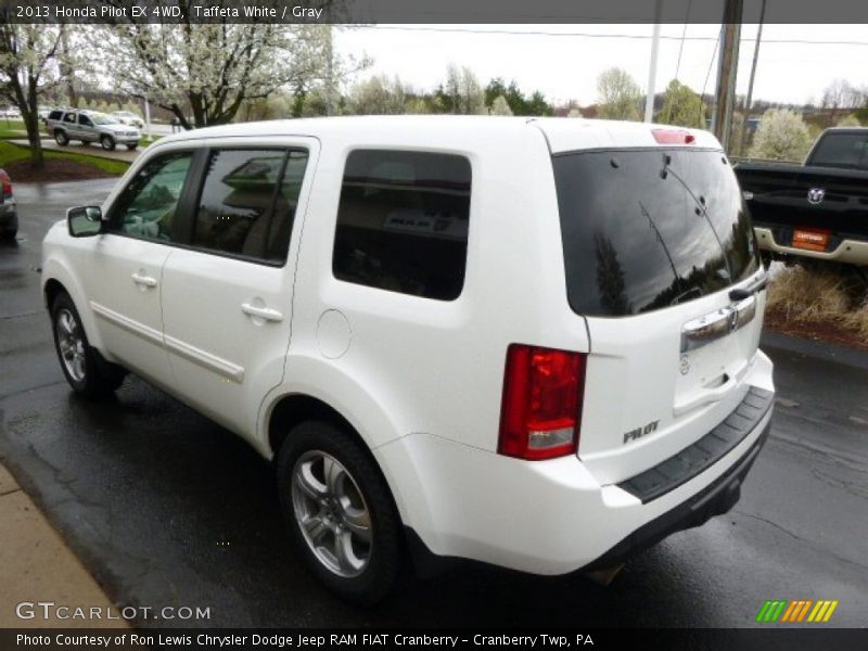 Taffeta White / Gray 2013 Honda Pilot EX 4WD