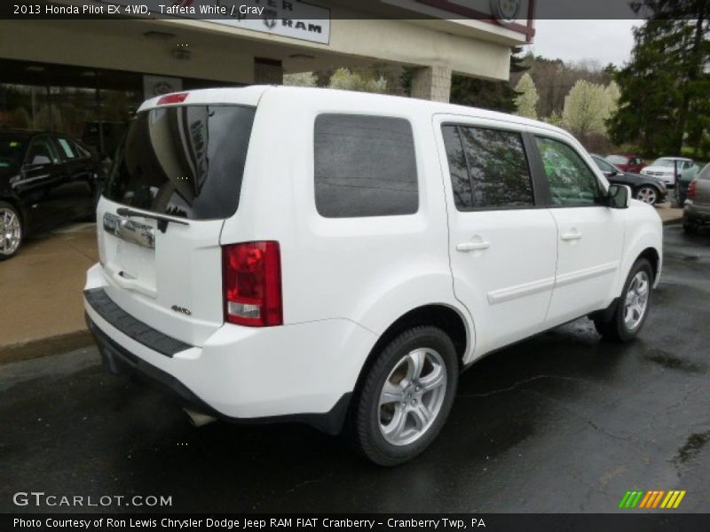 Taffeta White / Gray 2013 Honda Pilot EX 4WD