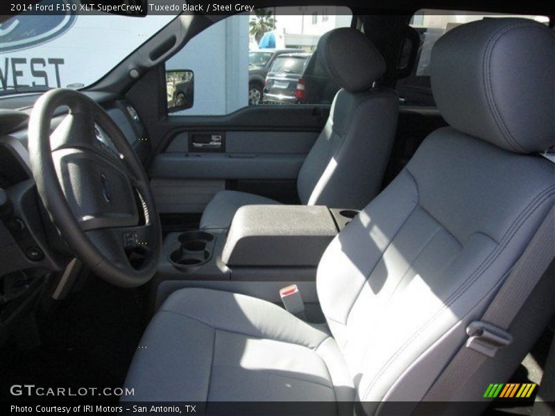 Tuxedo Black / Steel Grey 2014 Ford F150 XLT SuperCrew