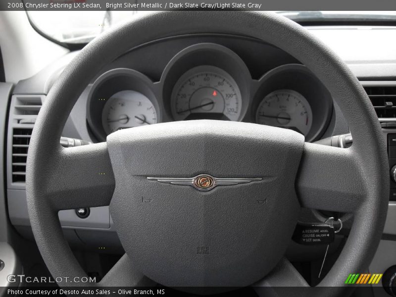 Bright Silver Metallic / Dark Slate Gray/Light Slate Gray 2008 Chrysler Sebring LX Sedan