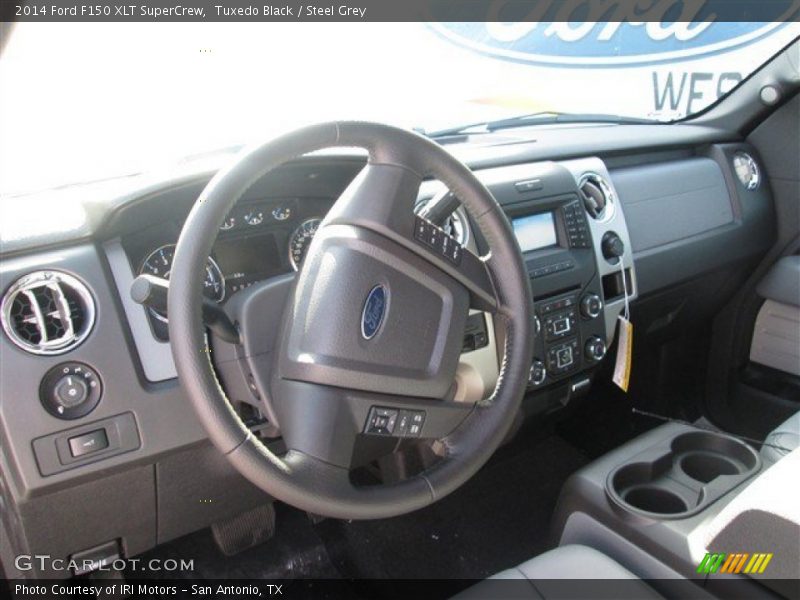 Tuxedo Black / Steel Grey 2014 Ford F150 XLT SuperCrew