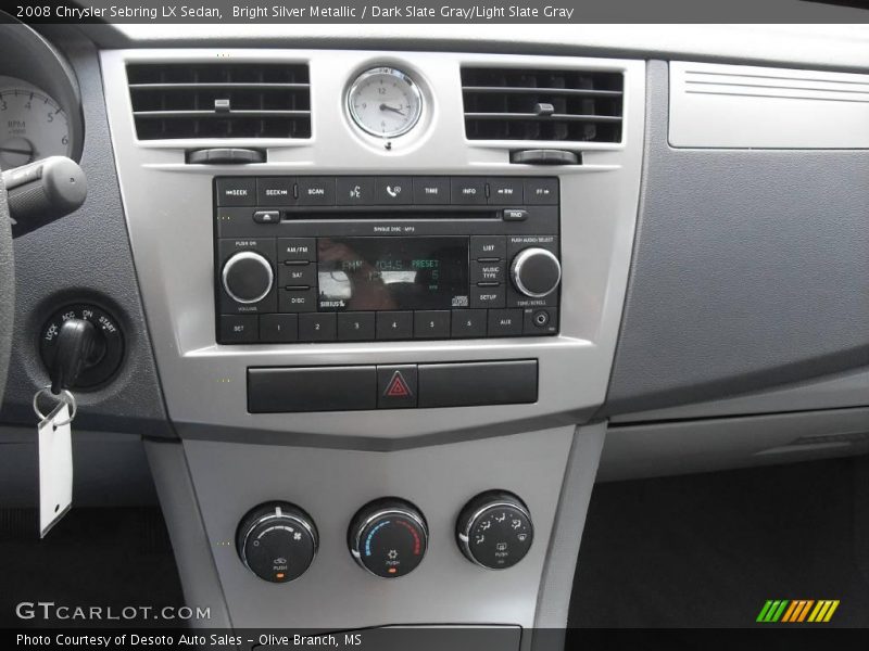 Bright Silver Metallic / Dark Slate Gray/Light Slate Gray 2008 Chrysler Sebring LX Sedan