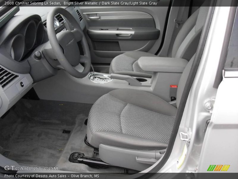 Bright Silver Metallic / Dark Slate Gray/Light Slate Gray 2008 Chrysler Sebring LX Sedan