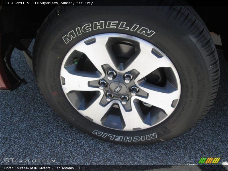 Sunset / Steel Grey 2014 Ford F150 STX SuperCrew