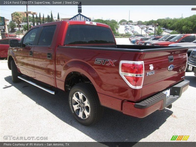 Sunset / Steel Grey 2014 Ford F150 STX SuperCrew