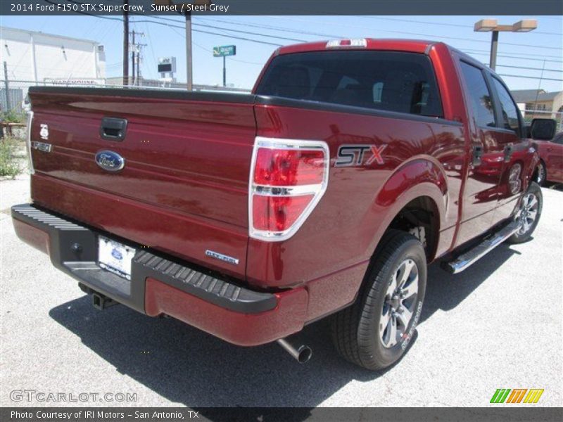 Sunset / Steel Grey 2014 Ford F150 STX SuperCrew