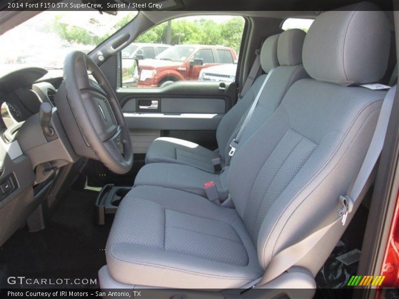 Sunset / Steel Grey 2014 Ford F150 STX SuperCrew