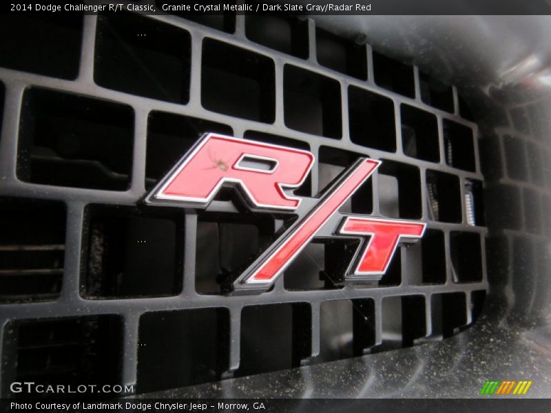 Granite Crystal Metallic / Dark Slate Gray/Radar Red 2014 Dodge Challenger R/T Classic