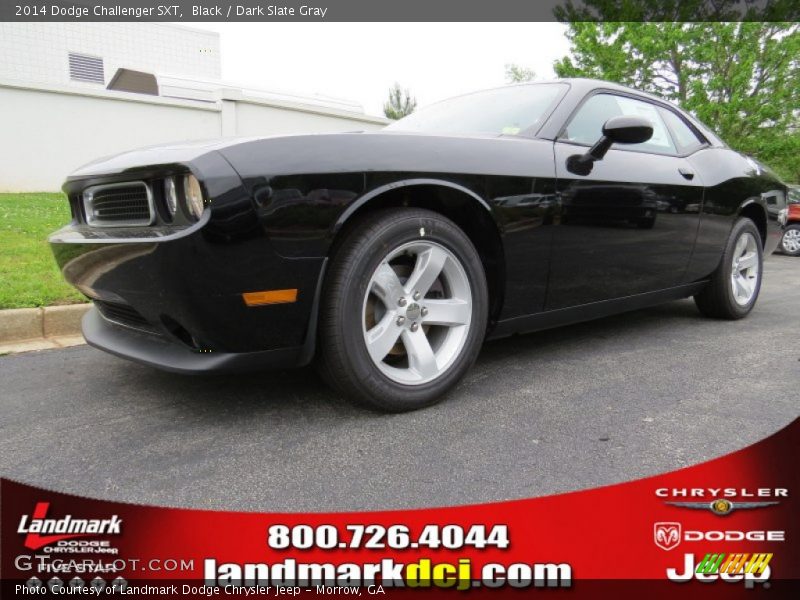 Black / Dark Slate Gray 2014 Dodge Challenger SXT