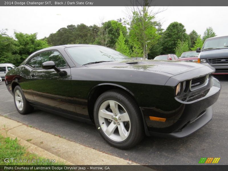 Black / Dark Slate Gray 2014 Dodge Challenger SXT