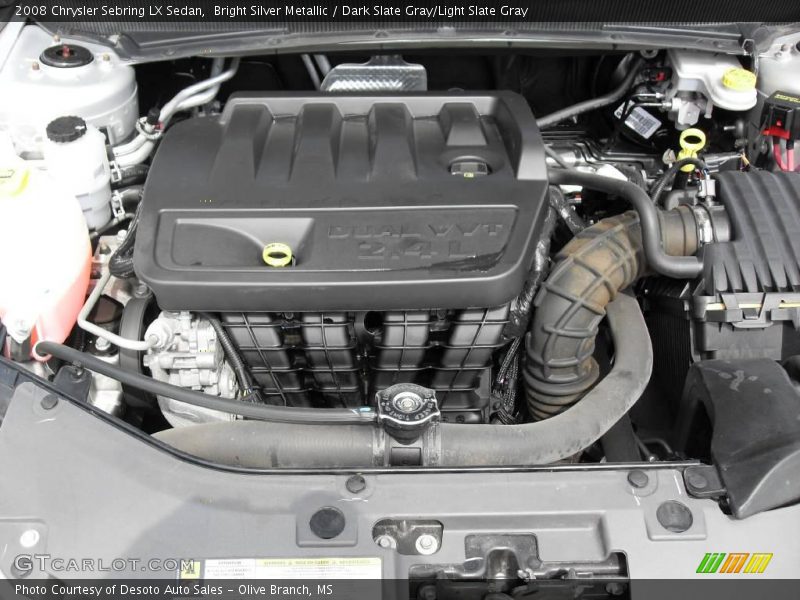 Bright Silver Metallic / Dark Slate Gray/Light Slate Gray 2008 Chrysler Sebring LX Sedan