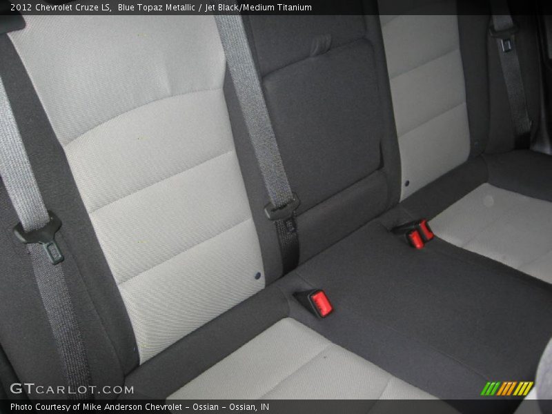 Blue Topaz Metallic / Jet Black/Medium Titanium 2012 Chevrolet Cruze LS