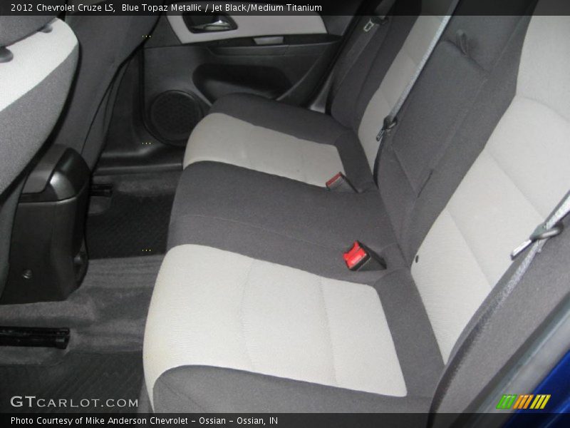 Blue Topaz Metallic / Jet Black/Medium Titanium 2012 Chevrolet Cruze LS