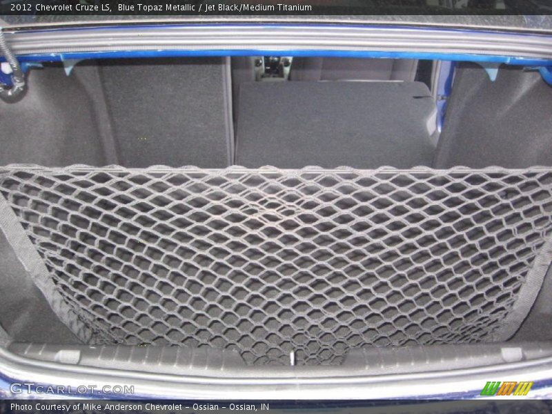 Blue Topaz Metallic / Jet Black/Medium Titanium 2012 Chevrolet Cruze LS