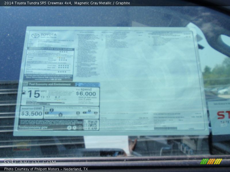 Magnetic Gray Metallic / Graphite 2014 Toyota Tundra SR5 Crewmax 4x4