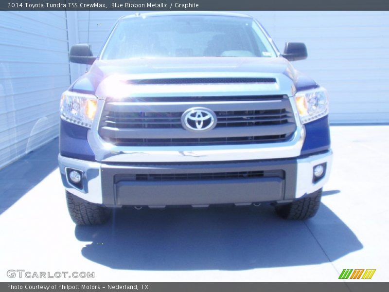 Blue Ribbon Metallic / Graphite 2014 Toyota Tundra TSS CrewMax