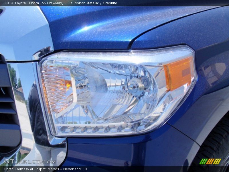 Blue Ribbon Metallic / Graphite 2014 Toyota Tundra TSS CrewMax