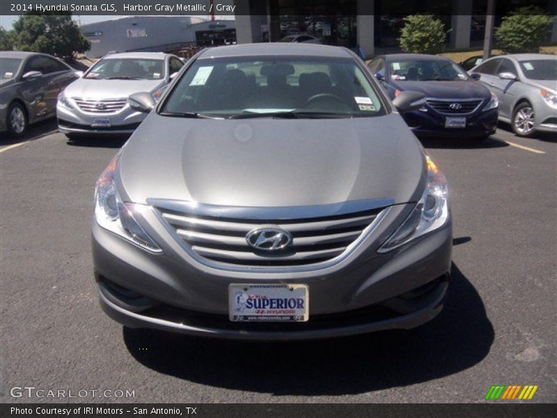 Harbor Gray Metallic / Gray 2014 Hyundai Sonata GLS