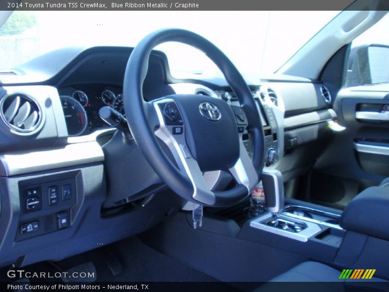 Blue Ribbon Metallic / Graphite 2014 Toyota Tundra TSS CrewMax