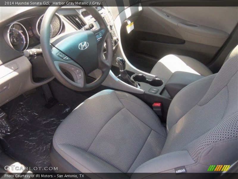Harbor Gray Metallic / Gray 2014 Hyundai Sonata GLS