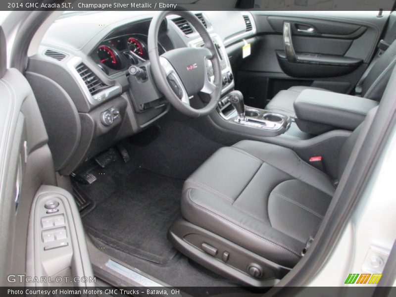 Champagne Silver Metallic / Ebony 2014 GMC Acadia SLT