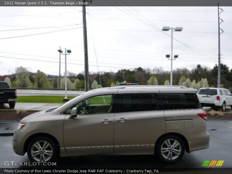 Titanium Beige / Beige 2012 Nissan Quest 3.5 S