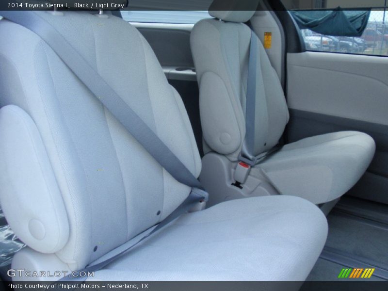 Black / Light Gray 2014 Toyota Sienna L