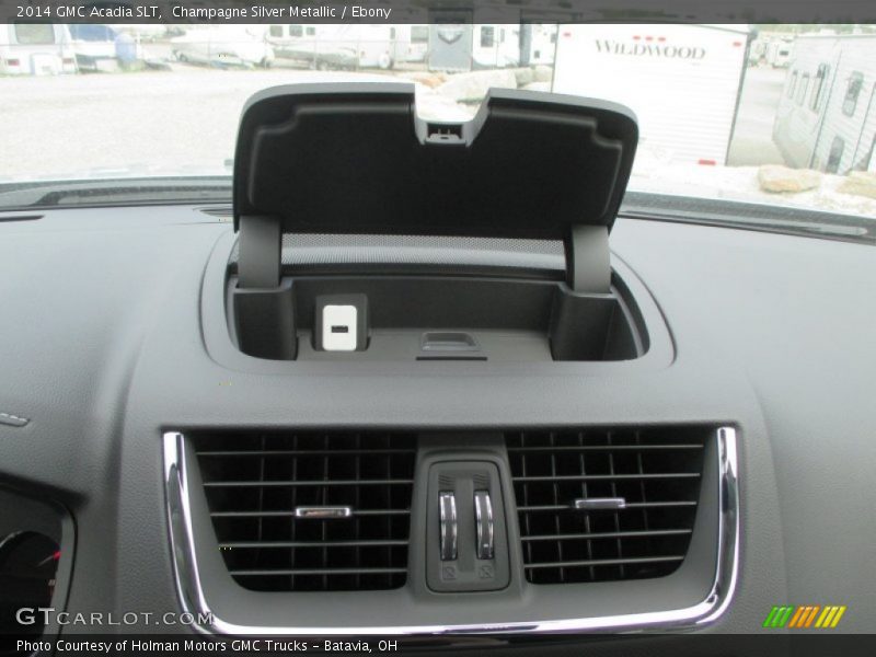 Champagne Silver Metallic / Ebony 2014 GMC Acadia SLT