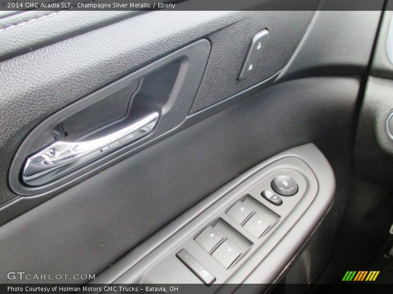 Champagne Silver Metallic / Ebony 2014 GMC Acadia SLT