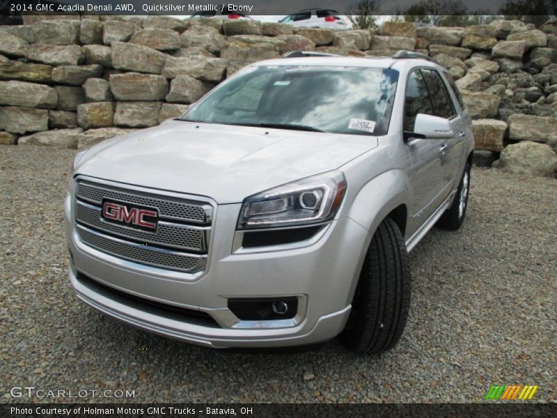 Quicksilver Metallic / Ebony 2014 GMC Acadia Denali AWD