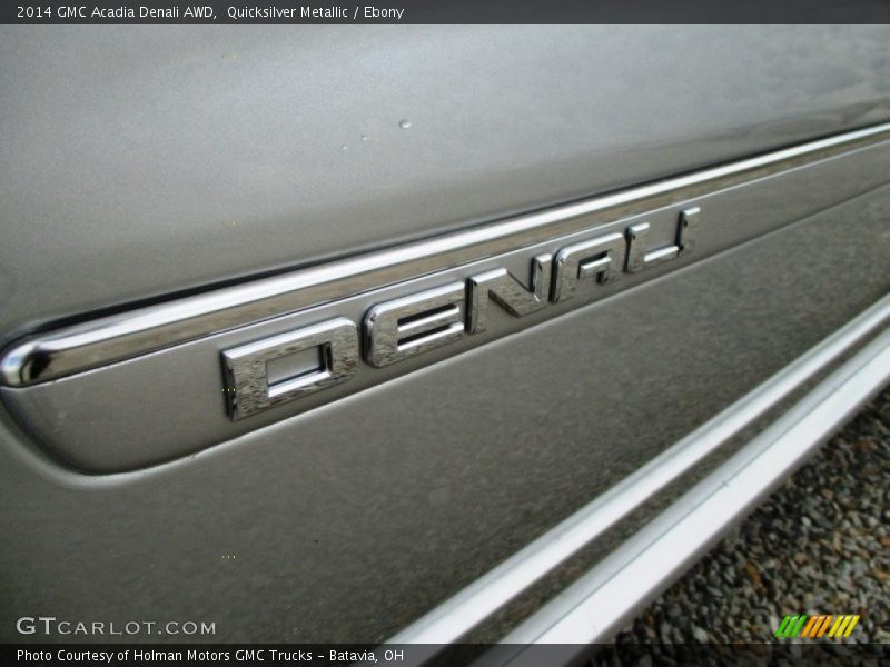 Quicksilver Metallic / Ebony 2014 GMC Acadia Denali AWD