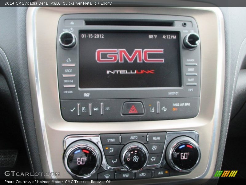 Quicksilver Metallic / Ebony 2014 GMC Acadia Denali AWD