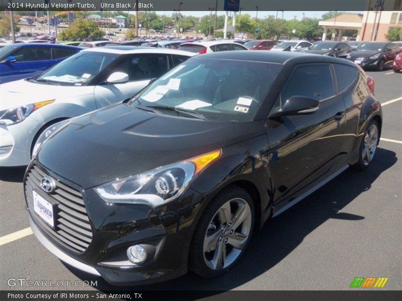 Ultra Black / Black 2014 Hyundai Veloster Turbo