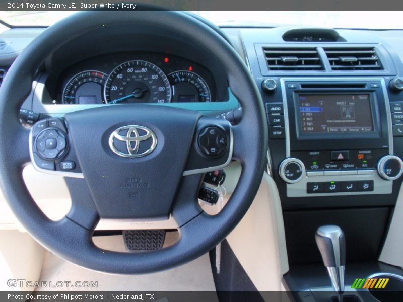 Super White / Ivory 2014 Toyota Camry LE