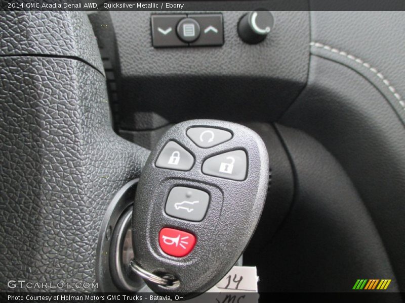 Quicksilver Metallic / Ebony 2014 GMC Acadia Denali AWD