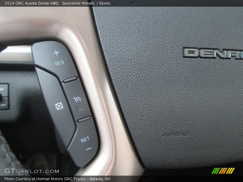 Quicksilver Metallic / Ebony 2014 GMC Acadia Denali AWD