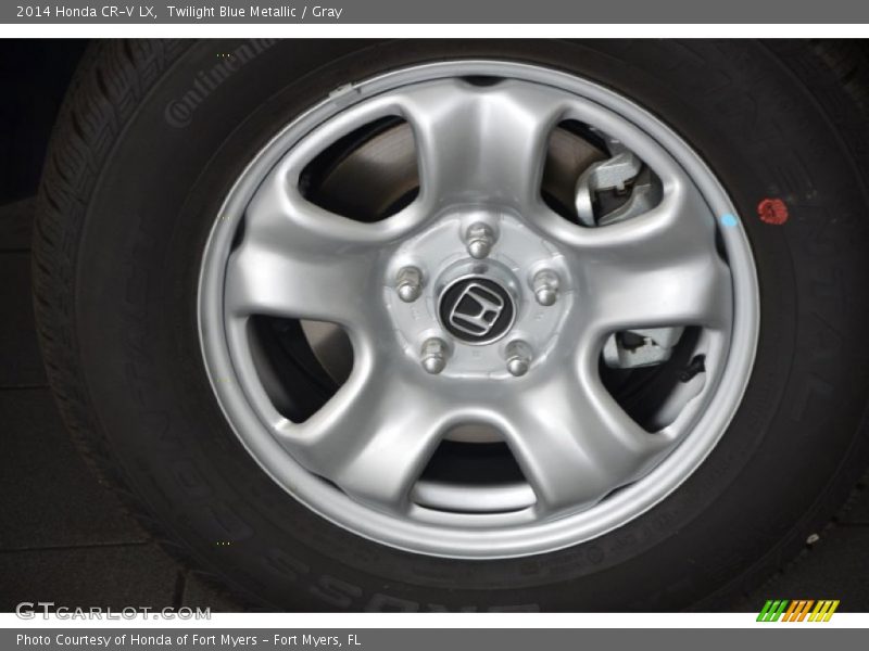 Twilight Blue Metallic / Gray 2014 Honda CR-V LX