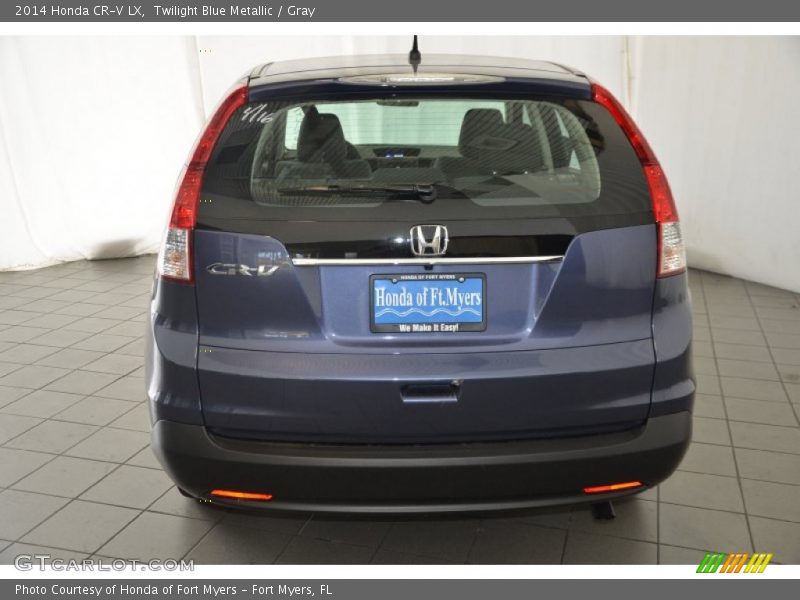 Twilight Blue Metallic / Gray 2014 Honda CR-V LX
