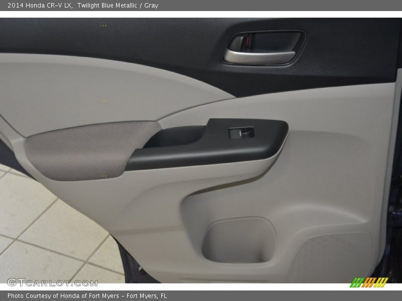 Twilight Blue Metallic / Gray 2014 Honda CR-V LX