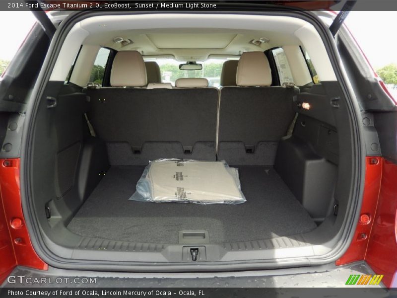 Sunset / Medium Light Stone 2014 Ford Escape Titanium 2.0L EcoBoost