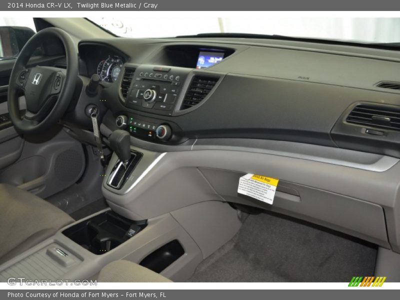 Twilight Blue Metallic / Gray 2014 Honda CR-V LX